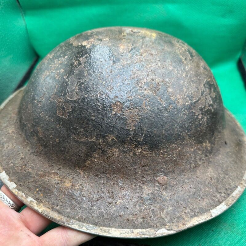 British Army Mk2 Brodie Helmet - Original WW2 - South African Manufactured - The Militaria Shop
