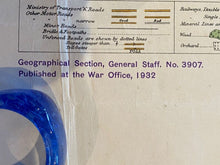 Load image into Gallery viewer, Large WW2 British Army - 1932 dated General Staff map of HOLY ISLAND. - The Militaria Shop