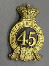 Load image into Gallery viewer, Original British Army - 45th Regiment of Foot (Nottinghamshire Regiment) Badge - The Militaria Shop