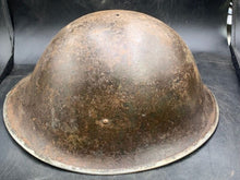Load image into Gallery viewer, Original WW2 British / Canadian Army Mk3 Turtle Helmet - The Militaria Shop