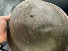 Load image into Gallery viewer, Original WW2 British Army Mk2 Combat Helmet Shell - South African Production - The Militaria Shop