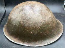 Load image into Gallery viewer, Original WW2 British / Canadian Army Mk3 Turtle Helmet - The Militaria Shop