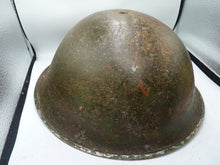 Load image into Gallery viewer, Mk3 Canadian / British Army Original WW2 Turtle Helmet High Rivet - The Militaria Shop