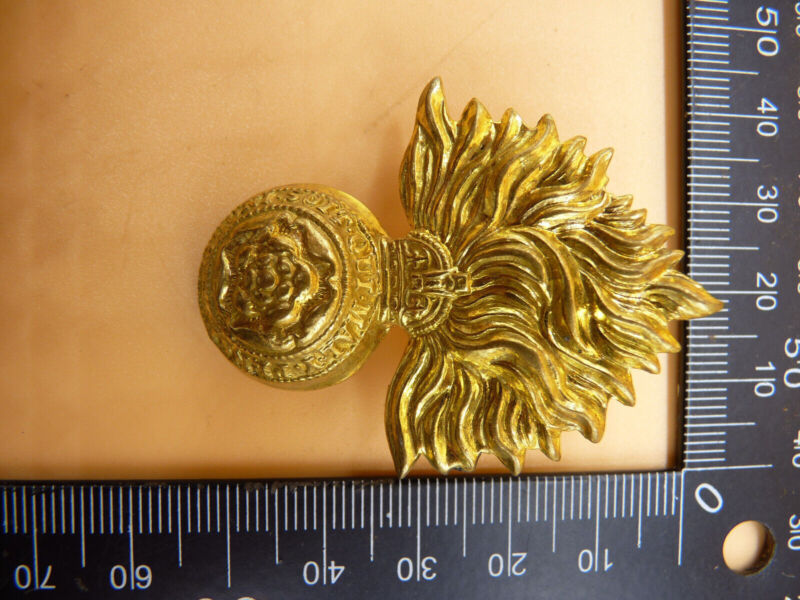 British Army Cap Badge - The Royal Fusiliers - Kings Crown - The Militaria Shop