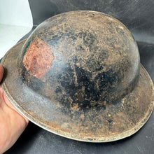 Load image into Gallery viewer, Original WW2 British Army Mk2 Combat Helmet Shell - South African Manufactured - The Militaria Shop