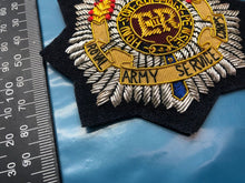 Load image into Gallery viewer, British Army Bullion Embroidered Blazer Badge - Royal Army Service Corps - The Militaria Shop