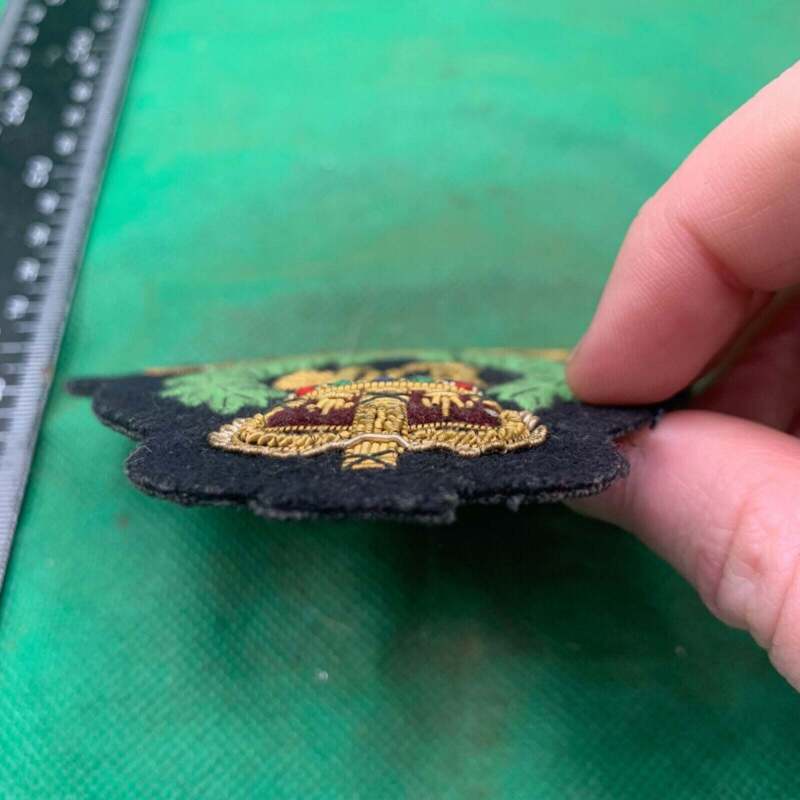 British Army Bullion Embroidered Blazer Badge - Royal Military Police - The Militaria Shop
