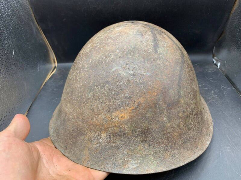 Original WW2 Onwards (1945-1952) British Army Mk4 Turtle Helmet - The Militaria Shop