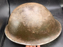 Load image into Gallery viewer, Original WW2 British / Canadian Army Mk3 Turtle Helmet - The Militaria Shop