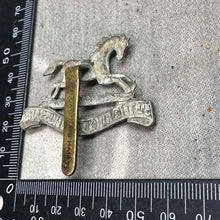 Load image into Gallery viewer, Original WW2 British Army Cap Badge - 3rd The King's Own Hussars - The Militaria Shop