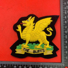 Load image into Gallery viewer, British Army The Buffs Regimental Embroidered Blazer Badge - The Militaria Shop