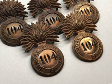 Load image into Gallery viewer, British Army 104th Regiment of Foot Bengal Fusiliers Cap Badge - The Militaria Shop