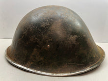 Load image into Gallery viewer, WW2 Canadian / British Army Mk3 Turtle Helmet Shell Original - The Militaria Shop