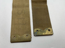 Load image into Gallery viewer, Original WW2 British Army 37 Pattern L Straps Pair - Wartime Dated - The Militaria Shop