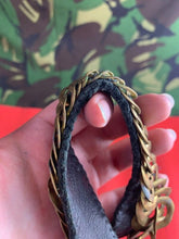 Load image into Gallery viewer, Original British Army Helmet Brass Chin Scales - Ideal Parts- Repair/Restoration - The Militaria Shop