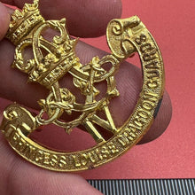 Load image into Gallery viewer, Genuine WW2 Canadian 4th Princess Louise Dragoon Guards Cap Badge - The Militaria Shop