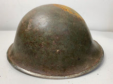 Load image into Gallery viewer, Mk3 Canadian / British Army Original WW2 Turtle Helmet High Rivet - The Militaria Shop