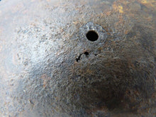 Load image into Gallery viewer, Mk3 Canadian / British Army Original WW2 Turtle Helmet High Rivet - The Militaria Shop