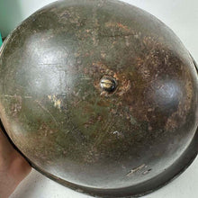 Load image into Gallery viewer, Original WW2 Helmet British / Canadian Army WW2 Mk3 Turtle Helmet - The Militaria Shop
