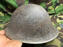Load image into Gallery viewer, British / Canadian Army Mark 3 Turtle Helmet - Original WW2 Combat Helmet - The Militaria Shop