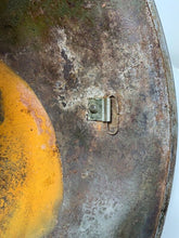 Load image into Gallery viewer, Mk3 Canadian / British Army Original WW2 Turtle Helmet High Rivet - The Militaria Shop