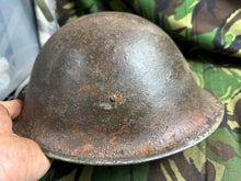 Load image into Gallery viewer, British / Canadian Army Mark 3 Turtle Helmet - Original WW2 Combat Helmet - The Militaria Shop