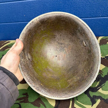 Load image into Gallery viewer, WW2 Canadian Army Mk3 Turtle Helmet - Original Helmet Shell - High Rivet - The Militaria Shop