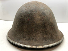 Load image into Gallery viewer, WW2 Canadian / British Army Mk3 Turtle Helmet Shell Original - The Militaria Shop