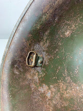 Load image into Gallery viewer, Mk3 Canadian / British Army Original WW2 Turtle Helmet High Rivet - The Militaria Shop