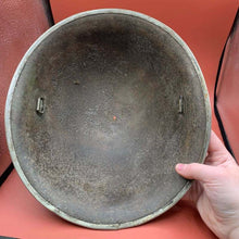 Charger l'image dans la galerie, Original British / Canadian Army WW2 Soldiers Military Combat Mk3 Turtle Helmet - The Militaria Shop