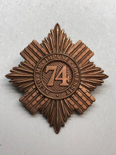 Charger l'image dans la galerie, British Army Victorian 74th (Highland) Regiment of Foot Cap Badge - The Militaria Shop