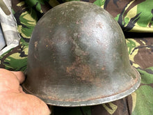 Load image into Gallery viewer, British / Canadian Army Mark 3 Turtle Helmet - Original WW2 Combat Helmet - The Militaria Shop