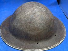 Load image into Gallery viewer, Original WW2 British Army South African Made Combat Helmet Mk2 Brodie - The Militaria Shop