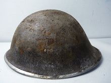 Load image into Gallery viewer, Mk3 Canadian / British Army Original WW2 Turtle Helmet High Rivet - The Militaria Shop