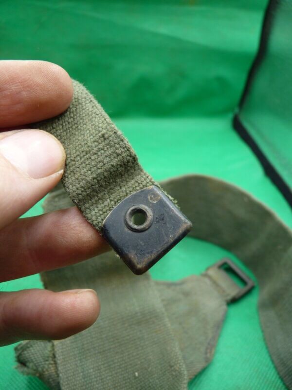 Original WW2 British Army 44 Pattern Equipment Strap - 1945 Dated - The Militaria Shop
