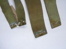 Load image into Gallery viewer, Original WW2 Pattern British Army L Straps Pair - 37 Pattern Webbing Haversack - The Militaria Shop