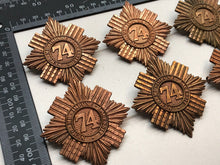 Charger l'image dans la galerie, British Army Victorian 74th (Highland) Regiment of Foot Cap Badge - The Militaria Shop