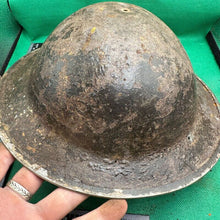 Load image into Gallery viewer, British Army Mk2 Brodie Helmet - Original WW2 - South African Manufactured - The Militaria Shop