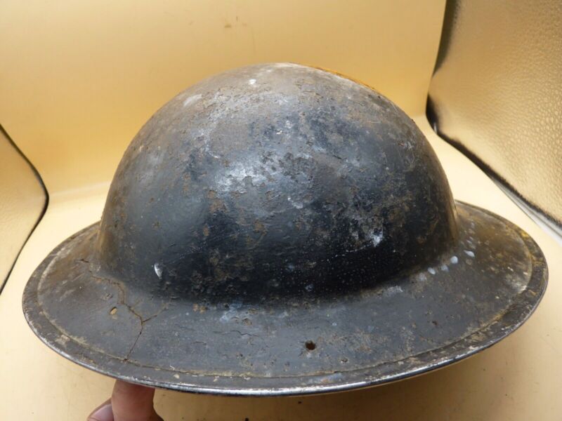 Original WW2 South African Army Mk2 Brodie Helmet - British Style Combat Helmet - The Militaria Shop
