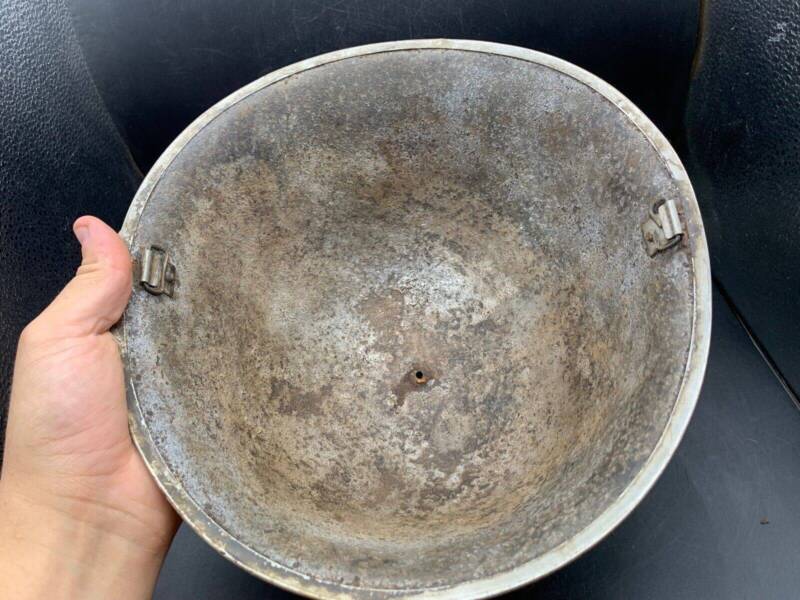 Original WW2 Onwards (1945-1952) British Army Mk4 Turtle Helmet - The Militaria Shop