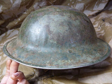 Load image into Gallery viewer, Original WW2 British Style South African Mk2 Army Combat Helmet - The Militaria Shop