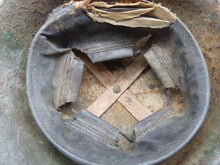 Charger l'image dans la galerie, Original WW2 British / Canadian Army Mk3 High Rivet Turtle Army Helmet & Lin - The Militaria Shop