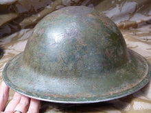 Load image into Gallery viewer, Original WW2 British Style South African Mk2 Army Combat Helmet - The Militaria Shop
