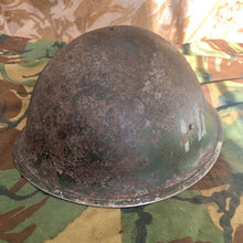 Charger l'image dans la galerie, Original WW2 British / Canadian Mk3 Army Combat Turtle Helmet - The Militaria Shop