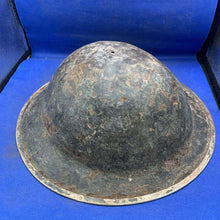 Load image into Gallery viewer, WW2 British Army Combat Brodie Helmet - Uncleaned Original - The Militaria Shop
