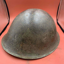 Charger l'image dans la galerie, Original British / Canadian Army WW2 Soldiers Military Combat Mk3 Turtle Helmet - The Militaria Shop