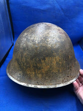 Load image into Gallery viewer, WW2 Canadian / British Army Mk3 Turtle Helmet Original - The Militaria Shop