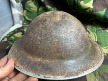 Charger l'image dans la galerie, British Army Mk2 Brodie Helmet - Original WW2 - South African Manufactured - The Militaria Shop
