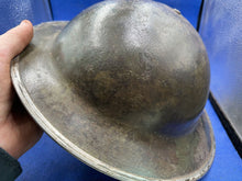 Load image into Gallery viewer, Original WW2 British Army (South African) Mk2 Combat Helmet & Liner Set - The Militaria Shop