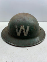 Load image into Gallery viewer, Original WW2 British Home Front Civil Defence Wardens Helmet & Liner - The Militaria Shop